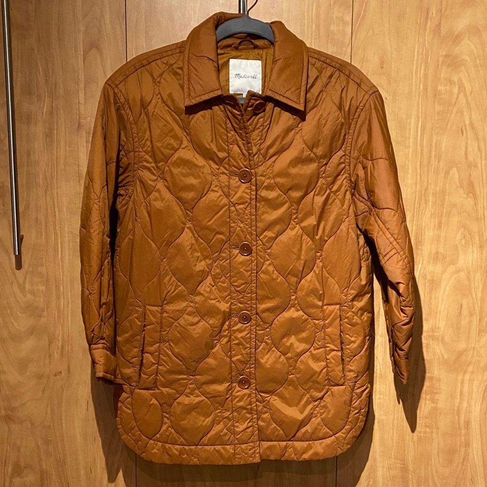 Madewell Air Puff Quilted Shirt Jacket XXS